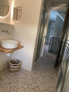 Farmhouse full bathroom upstairs
