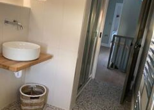 Farmhouse full bathroom upstairs