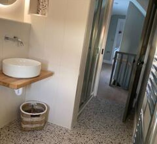 Farmhouse full bathroom upstairs